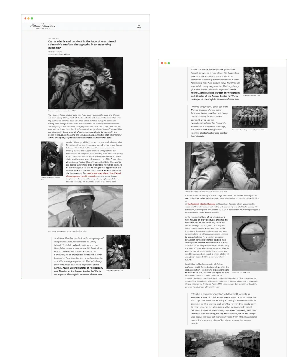 Harold Feinstein Archive